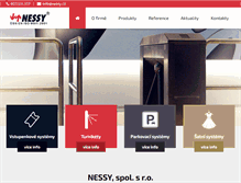 Tablet Screenshot of nessy.cz